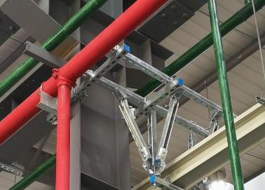 水城该抗震支架的整体式支吊架结构协调性好